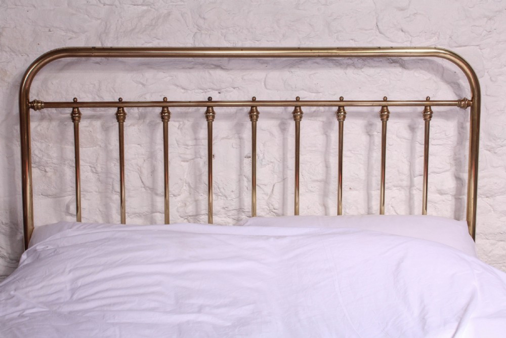 Attractive simple French brass double bed View V