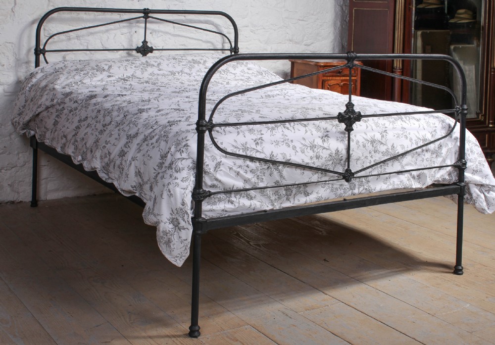 All iron black Irish cottage style bed