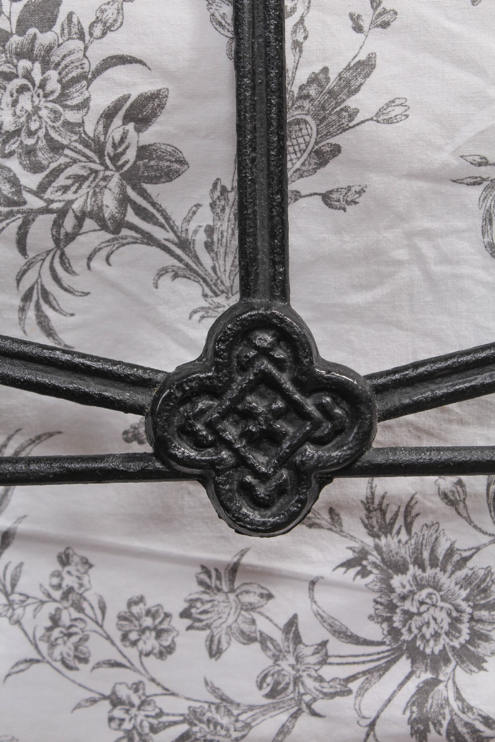 All iron black Irish cottage style bed View IV