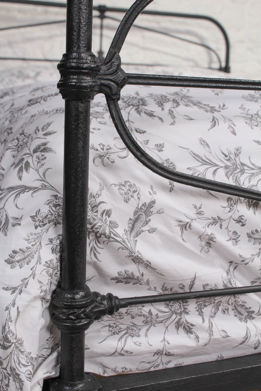 All iron black Irish cottage style bed View V