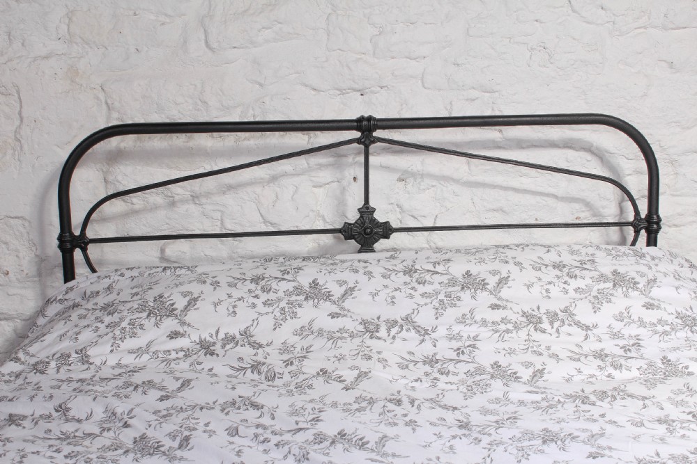 All iron black Irish cottage style bed View VII