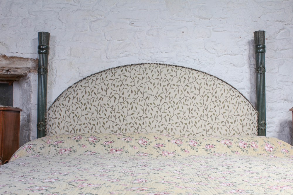 Very individual super king size original painted four poster bed View VI