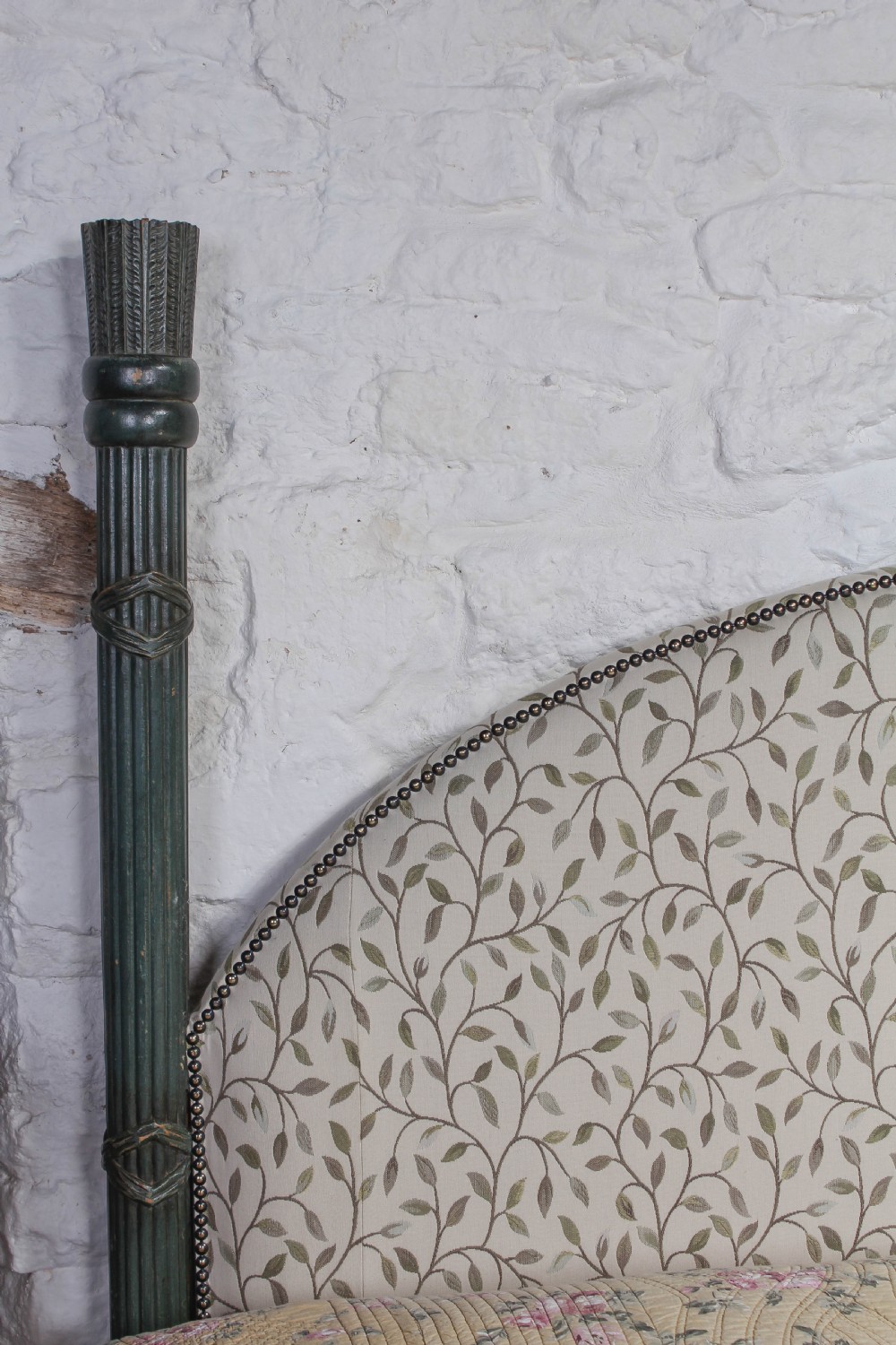 Very individual super king size original painted four poster bed View VII