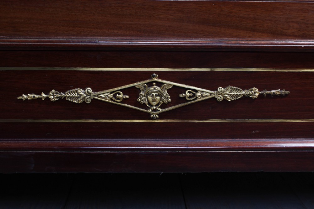 Stunning Empire style mahogany with brass decoration 5Ft king size bed View VII