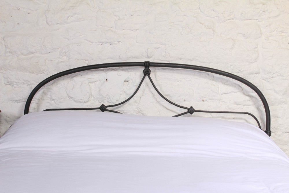 All iron black Irish double bed View III