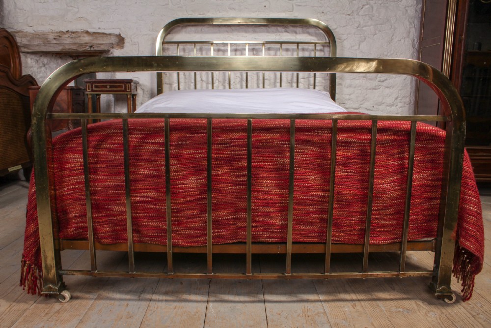 French simple all brass king size bed View III