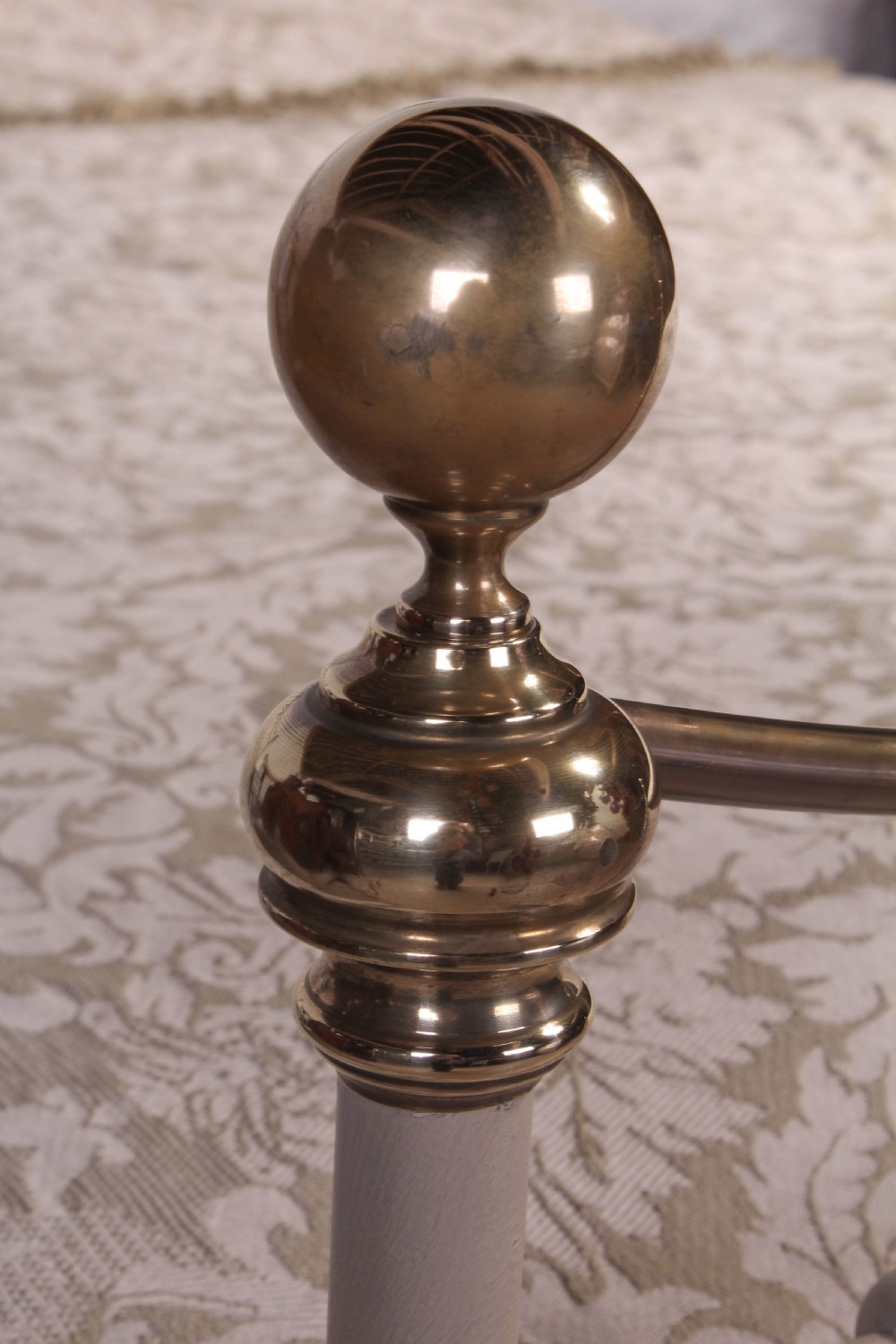 Classic Victorian dip rail bed with porcelain detail View VI