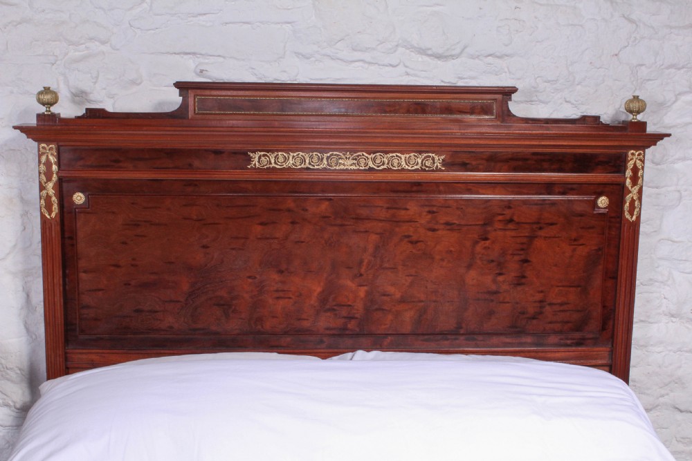 Spectacular French burr walnut king size 5Ft bed with ormalu  View VII