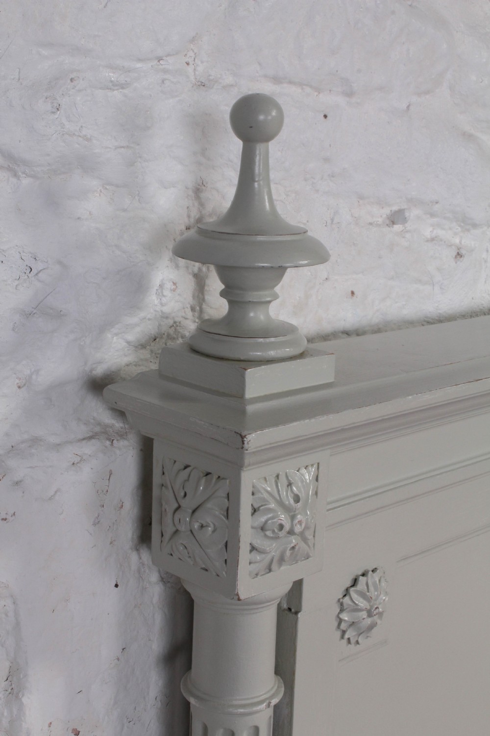 French Louis XVI style painted 5Ft king size bed View VI