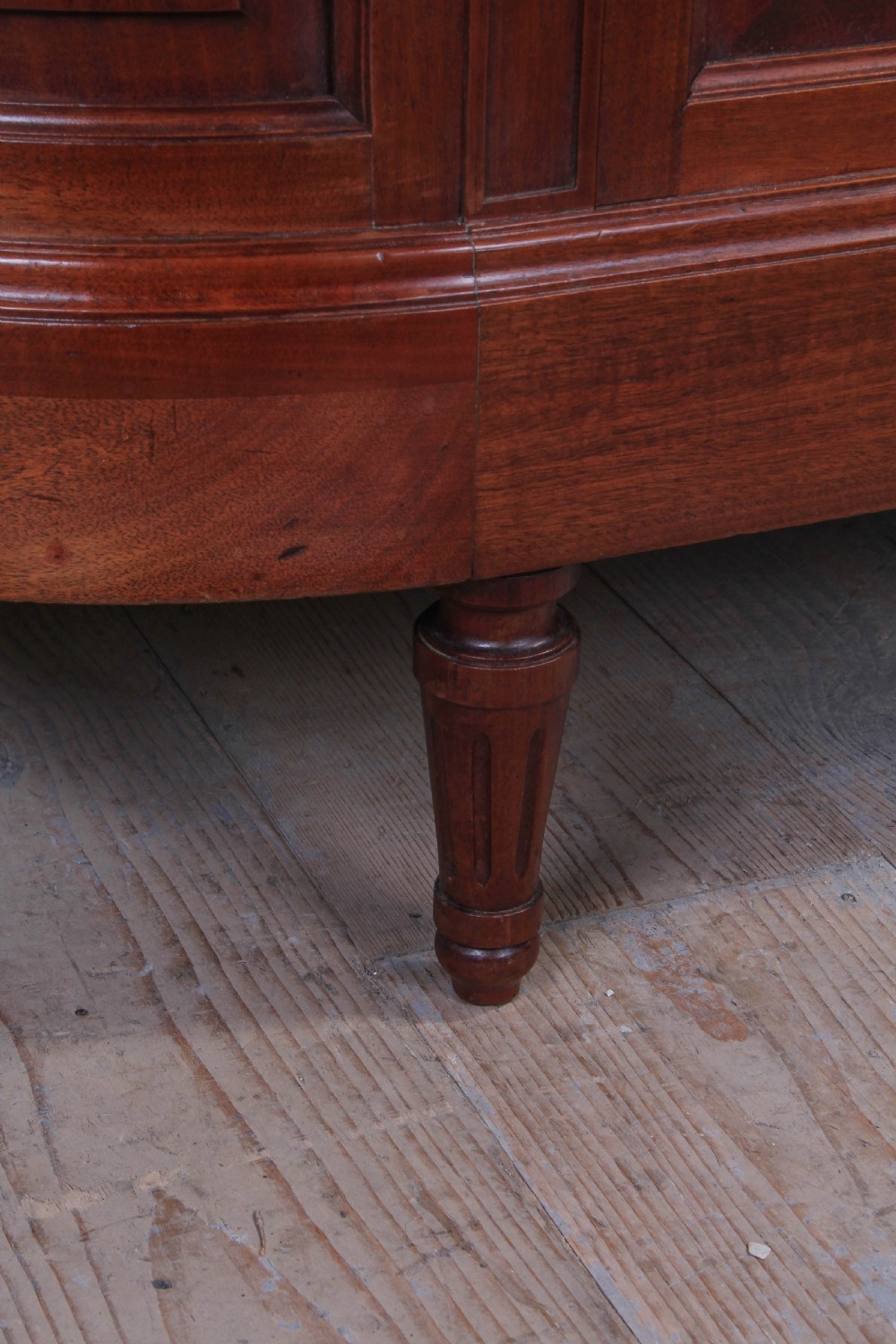Striking French mahogany corbeille large super king size bed View VII