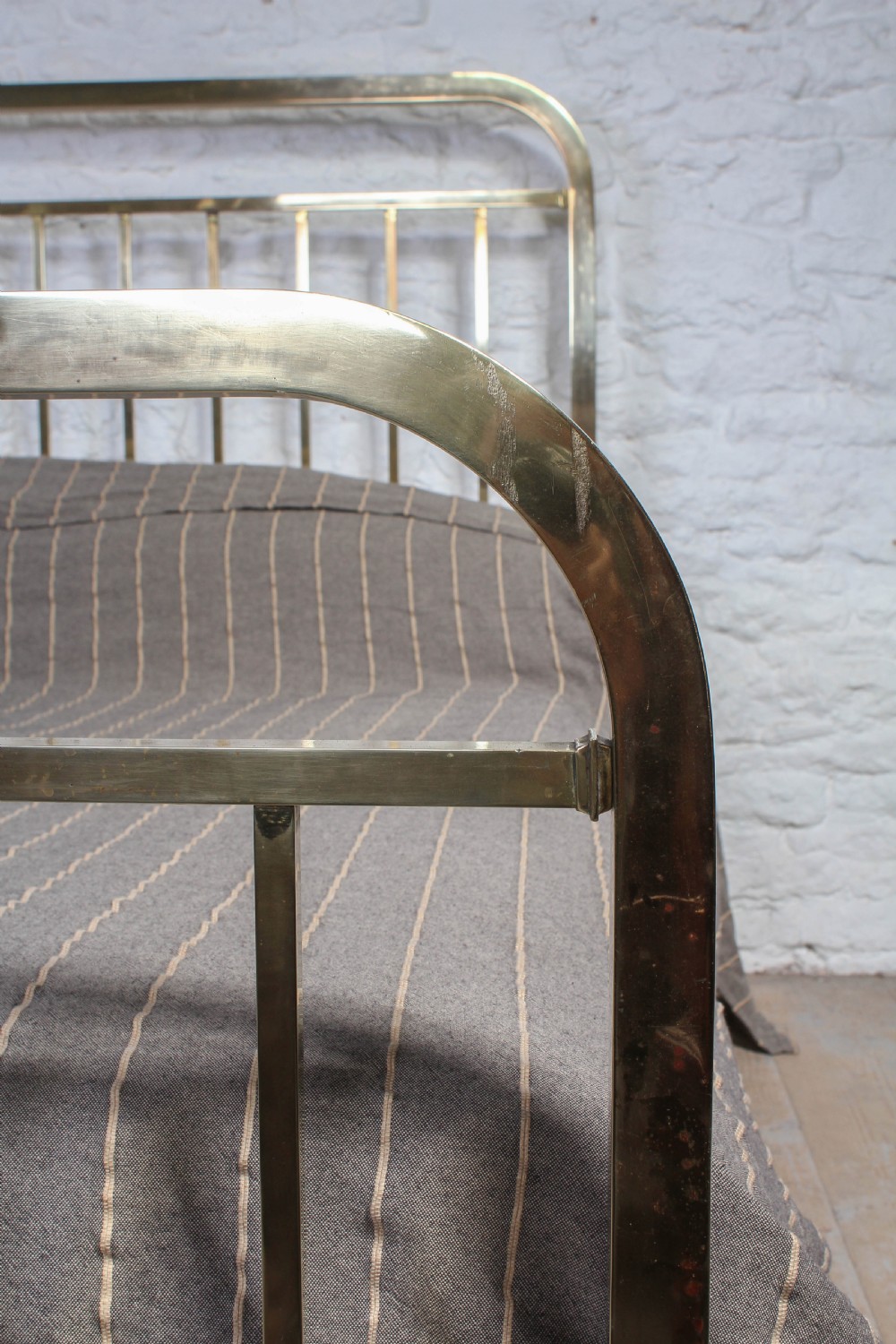 Simple French all brass double bed View VII