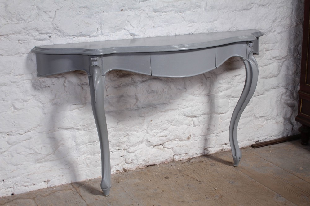 Pair of attractive Louis XV style hall console tables View IV