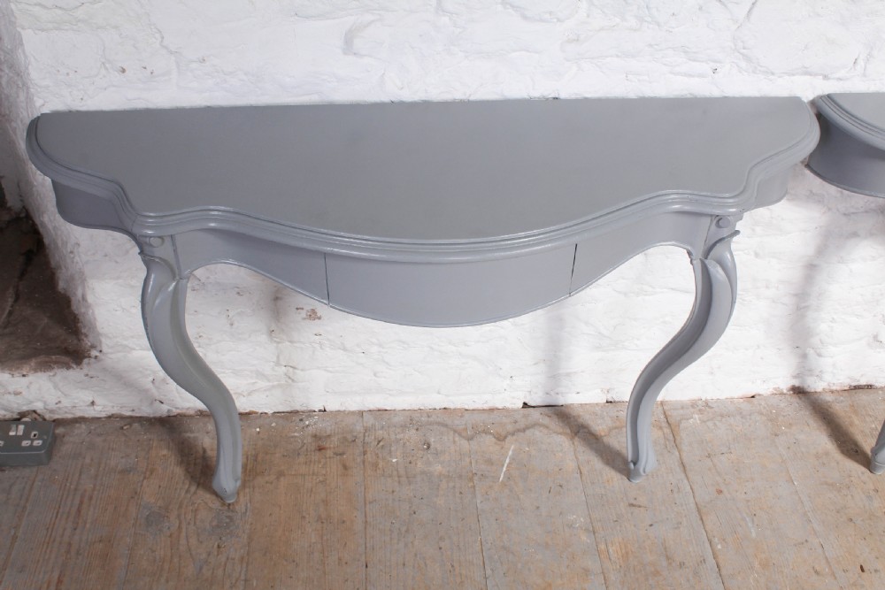 Pair of attractive Louis XV style hall console tables View VII