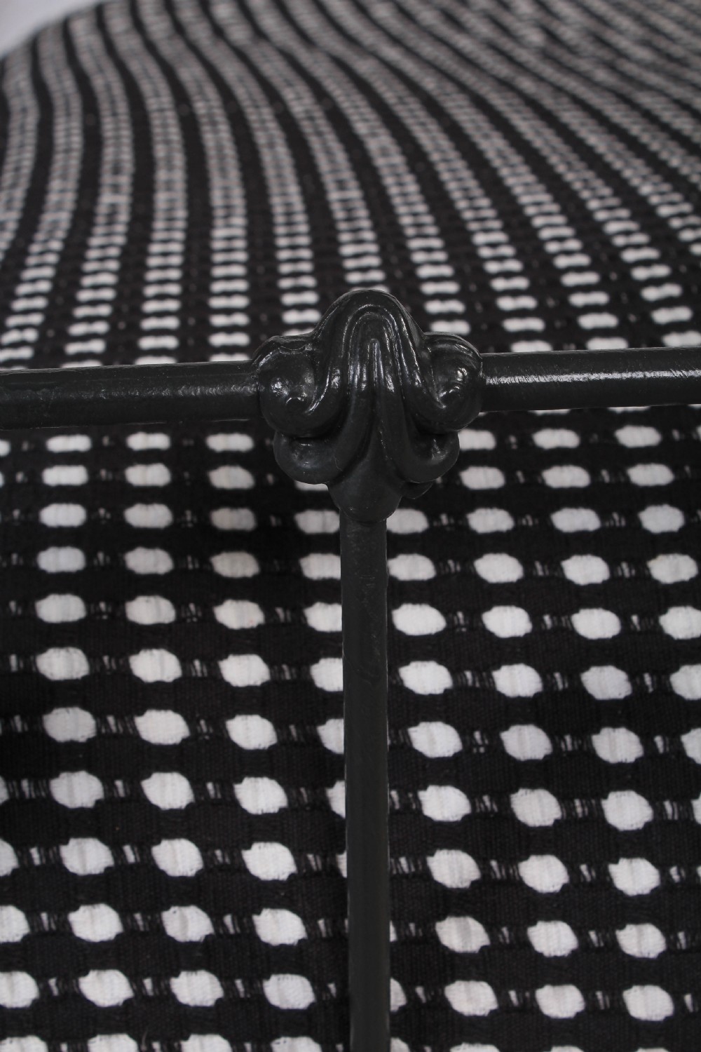 Pleasingly simple French all iron king size 5Ft bed  View III