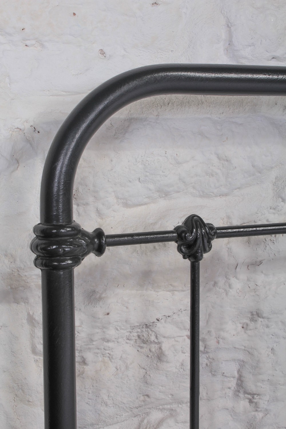 Pleasingly simple French all iron king size 5Ft bed  View IX