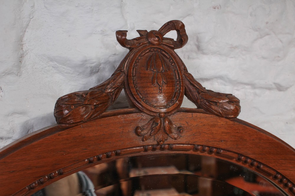 Elegant French burr walnut dressing table View VI