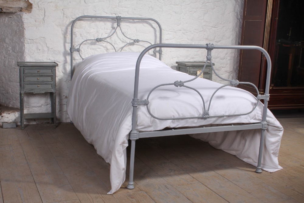 Irish super single all iron bed View II