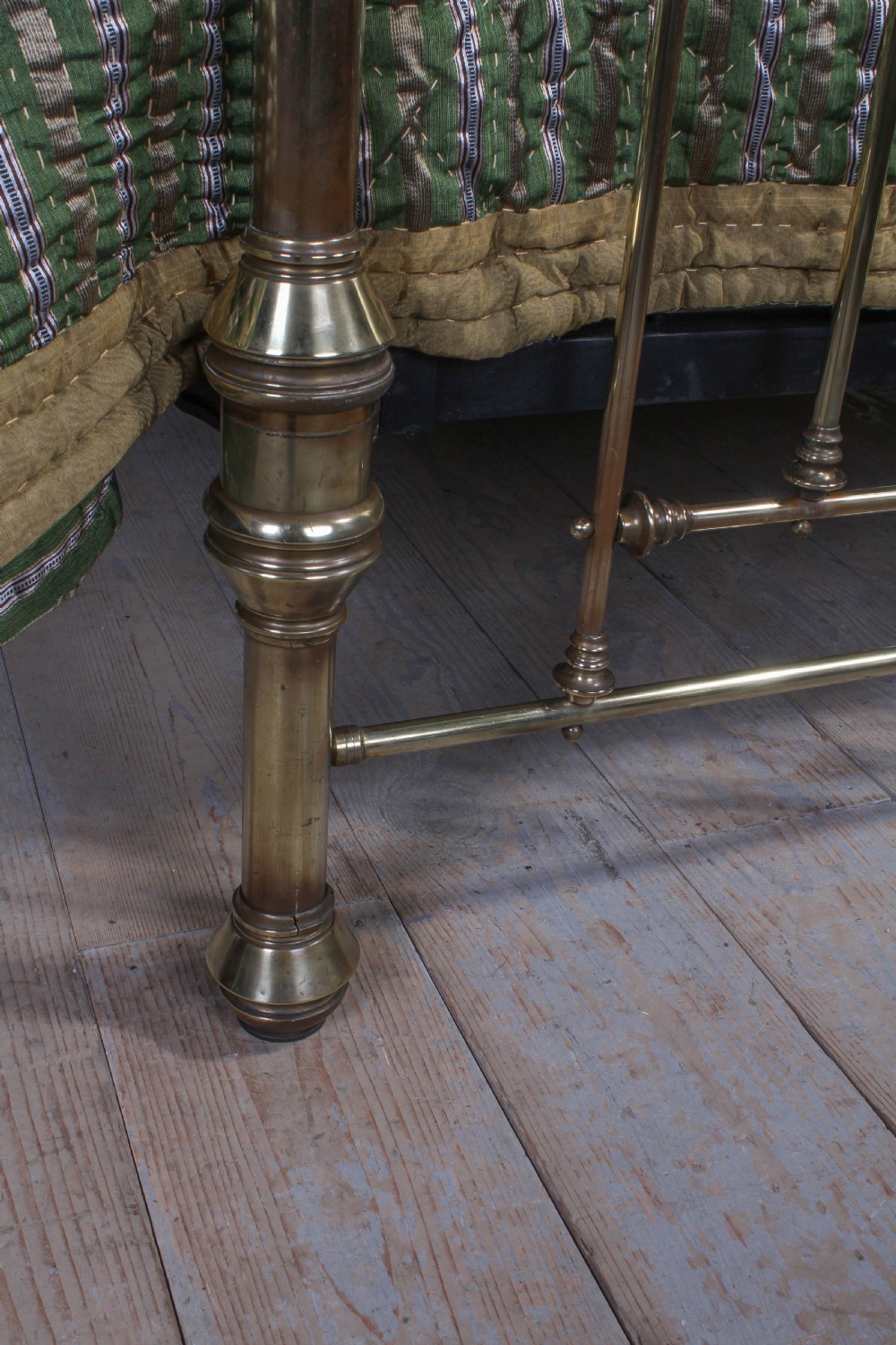 Handsome Victorian all brass kingsize bed View V