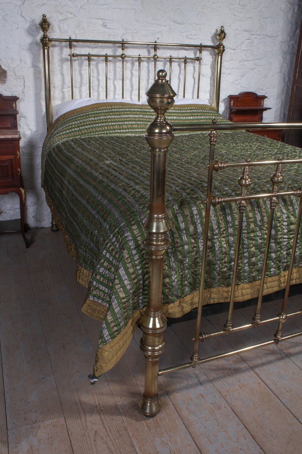 Handsome Victorian all brass kingsize bed View VIII