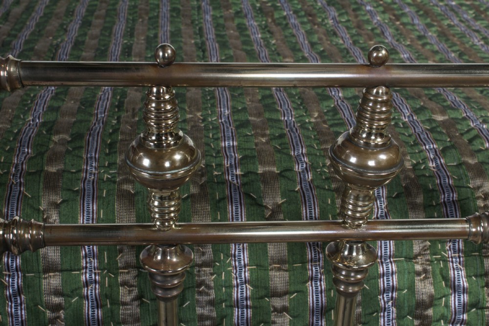 Handsome Victorian all brass kingsize bed View IX