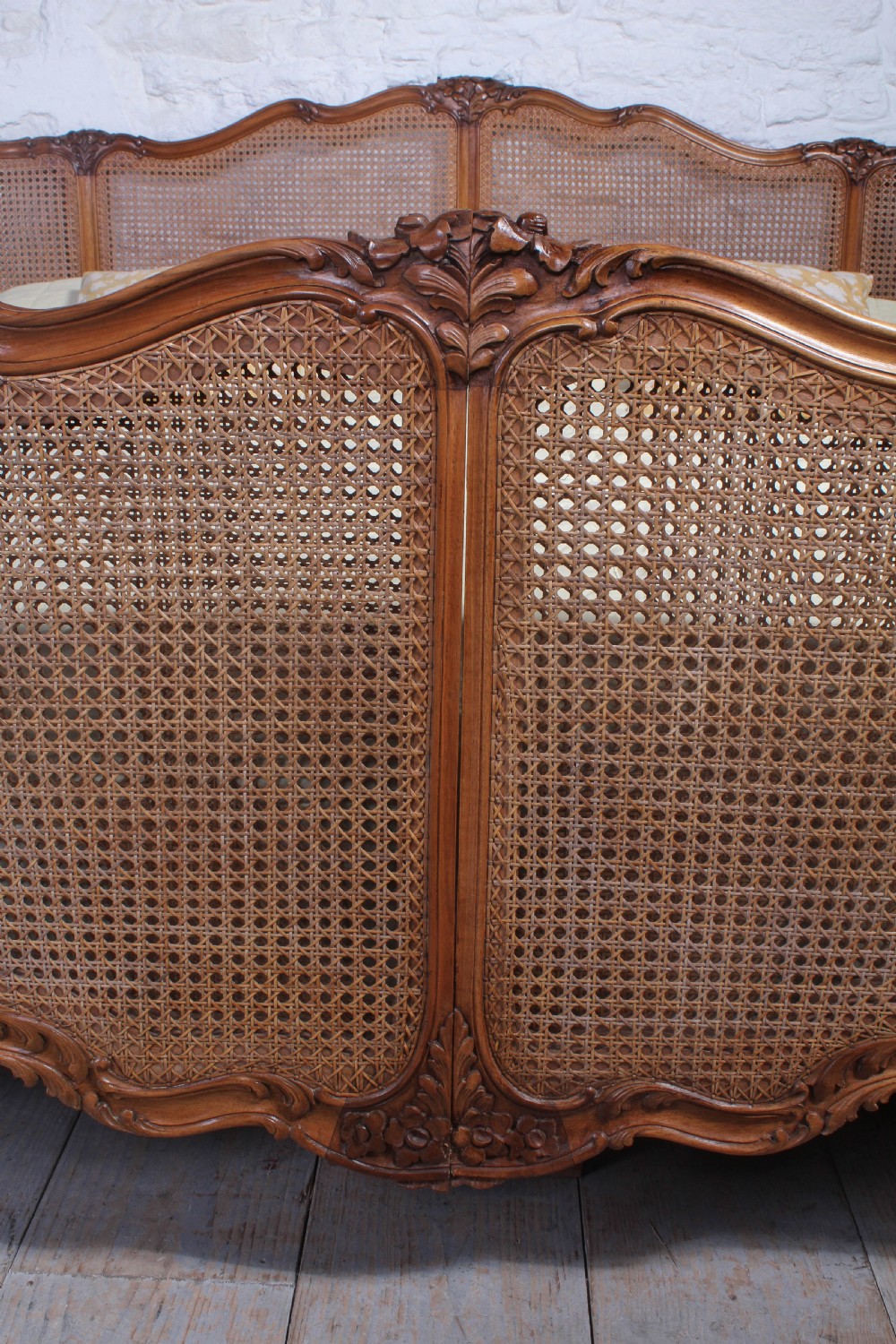 Super big  corbeille caned Bergere bed View IV