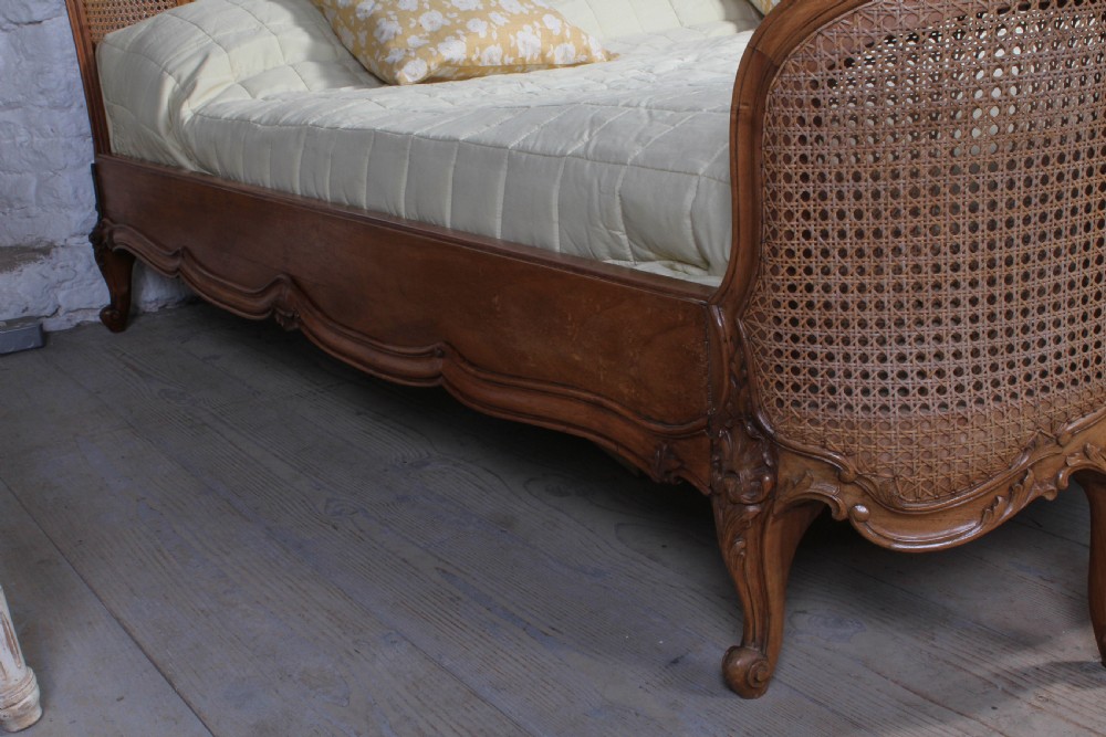 Super big  corbeille caned Bergere bed View IX