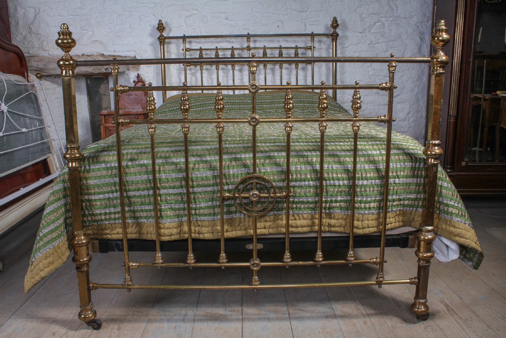 King size All brass bed by F. Andrews of Birmingham View II