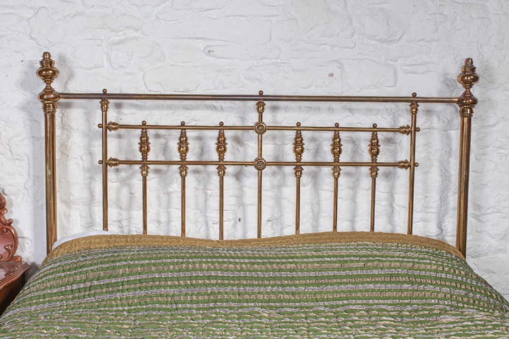 King size All brass bed by F. Andrews of Birmingham View III