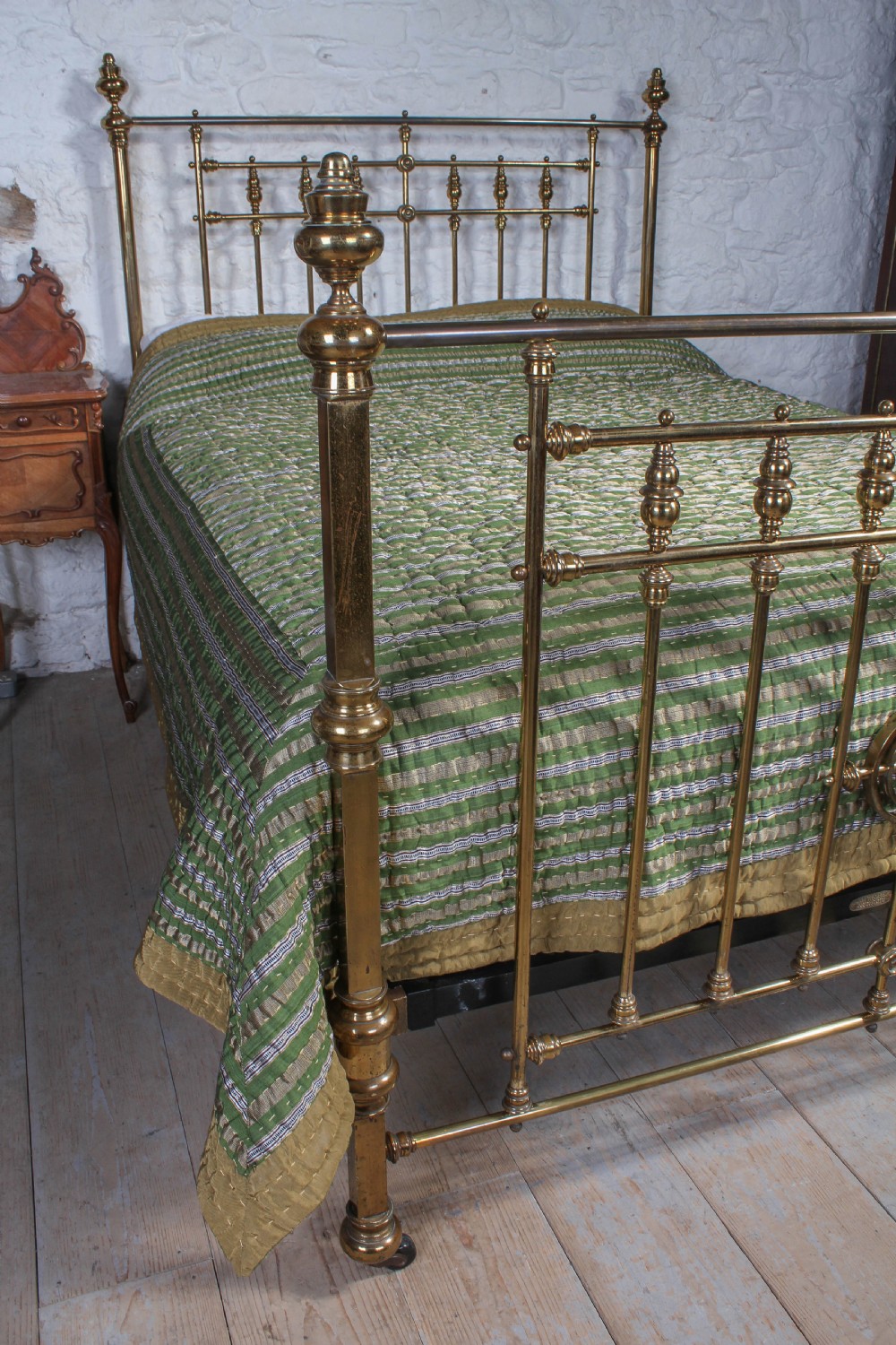 King size All brass bed by F. Andrews of Birmingham View VI