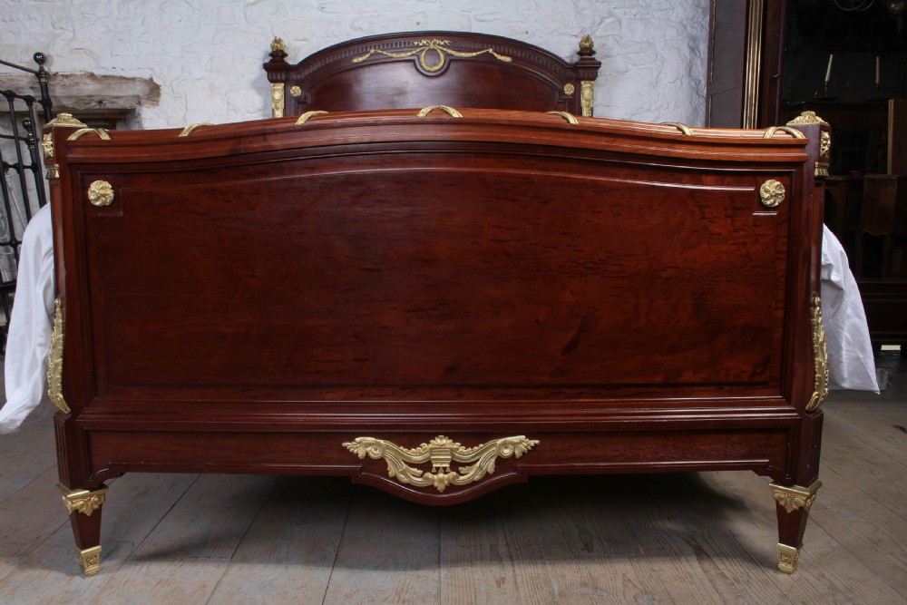 Magnificent Louis XVI style mahogany bed  View II