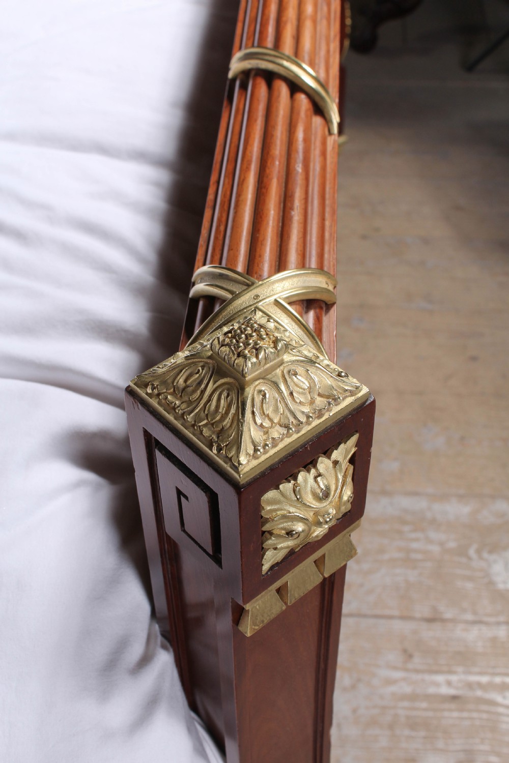 Magnificent Louis XVI style mahogany bed  View VIII