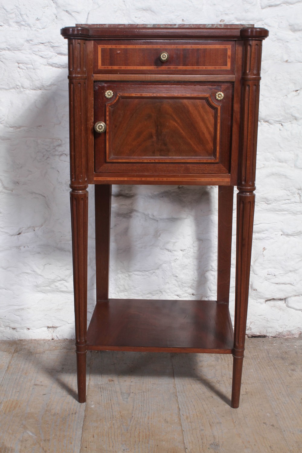 Lovely pair of Flame mahogany bedside cabinets View V