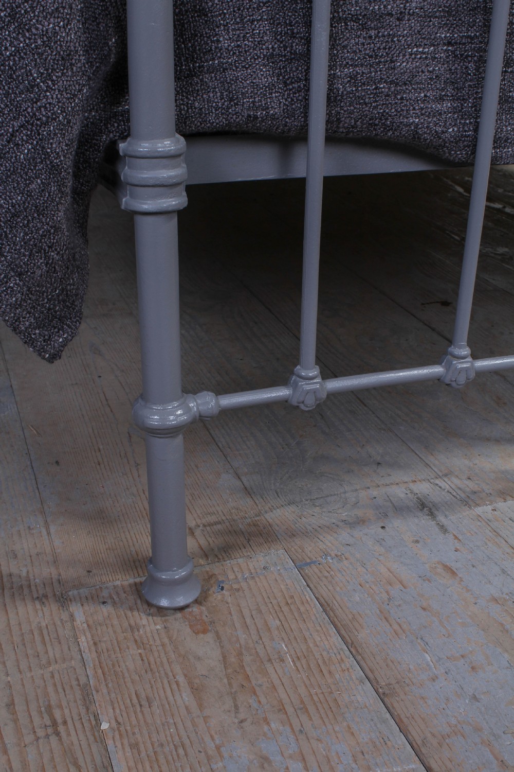 Classic Victorian brass and grey iron  5Ft kingsize bed  View III