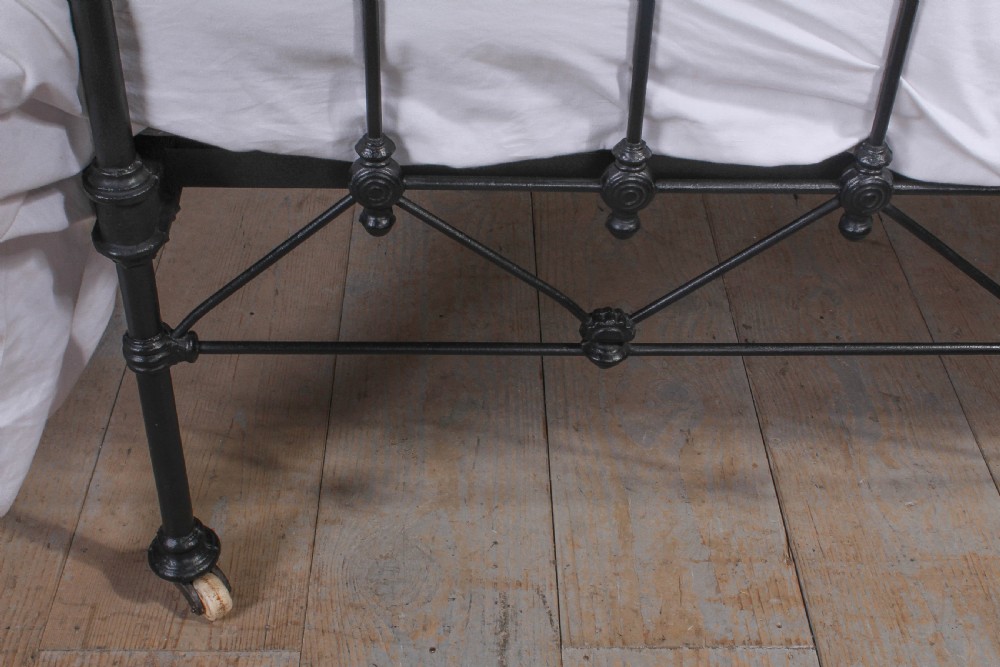 Stunning early Victorian brass and iron double bed View VII