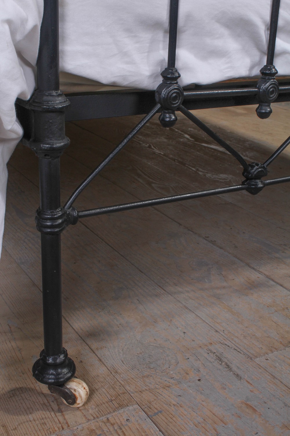Stunning early Victorian brass and iron double bed View VIII