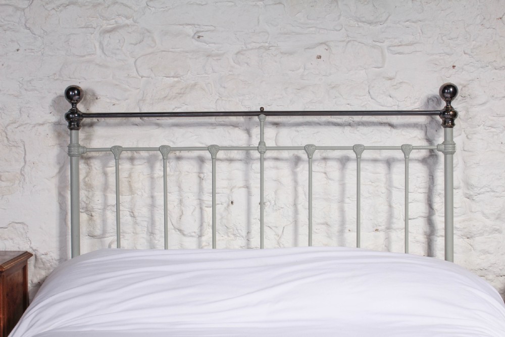 Classic Victorian brass and iron no end double bed View III