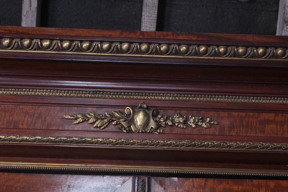 Spectacular Mahogany armoire wardrobe by Maison Krieger View III