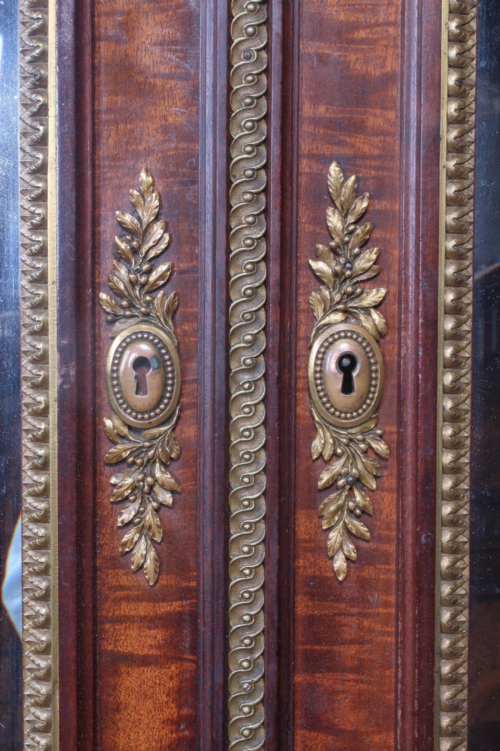 Spectacular Mahogany armoire wardrobe by Maison Krieger View VI