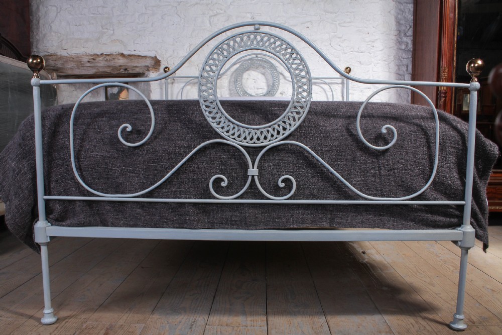 Pretty Portuguese king size iron bed  View VIII