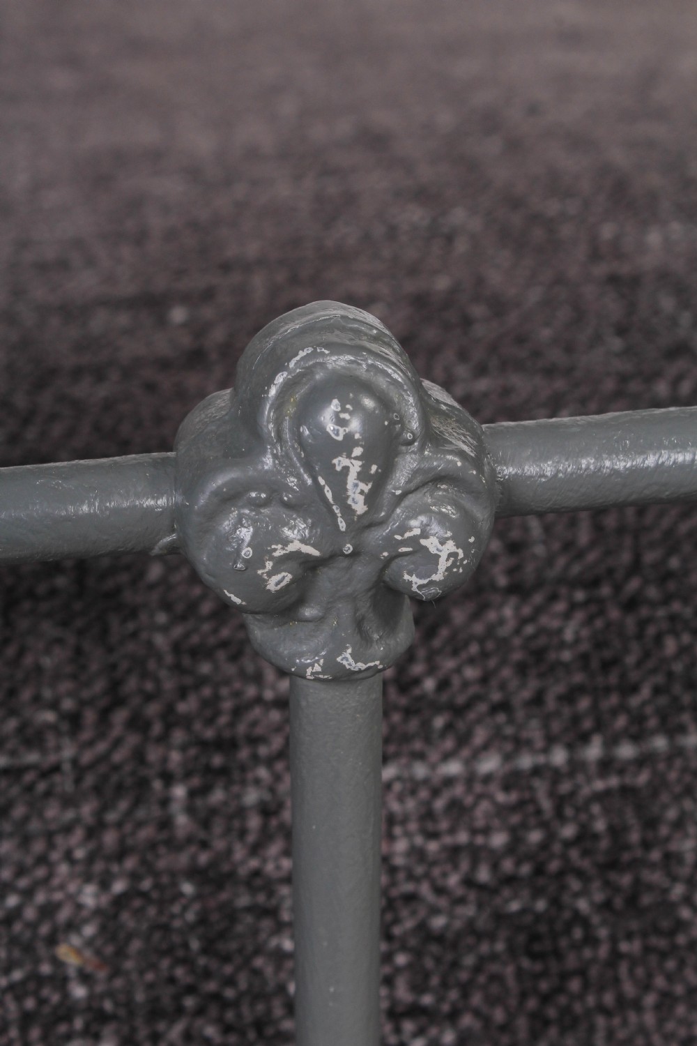Simple French king size all iron bed  View IV