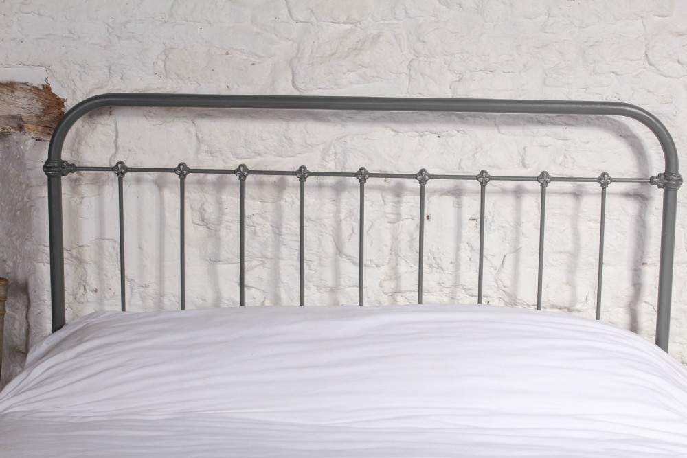 Simple French king size all iron bed  View VI