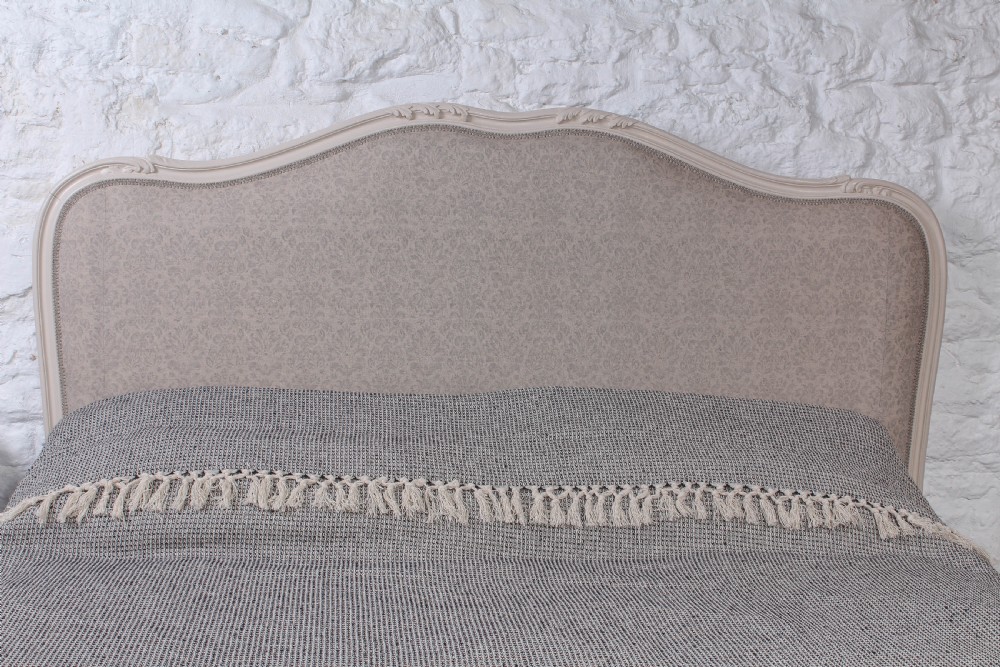 Fully reupholstered king size Corbeille French bed View VI