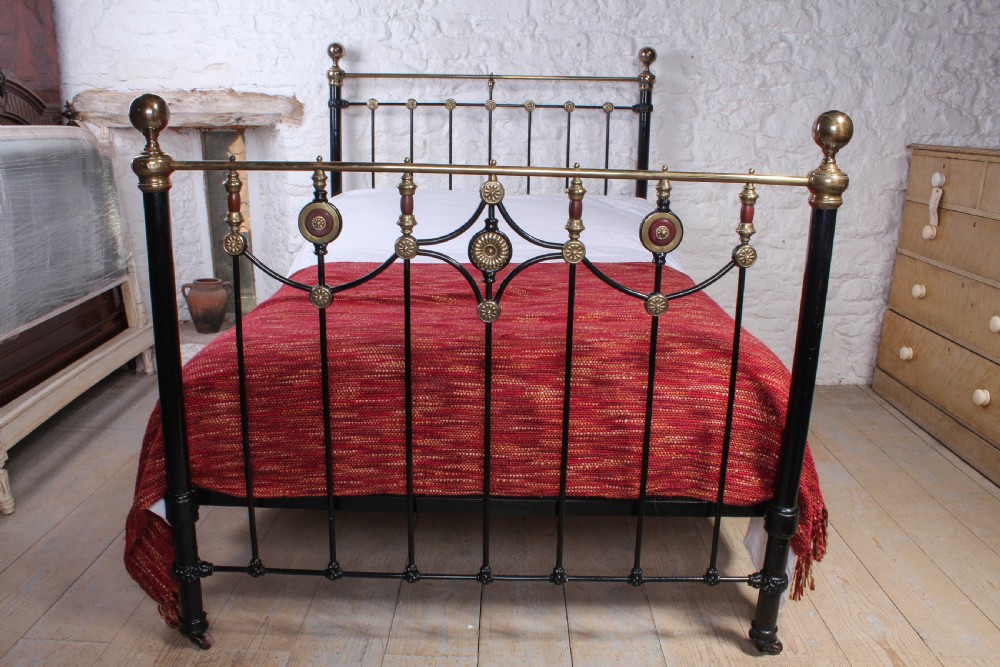 Rare Classic Victorian decorative double  bed View II