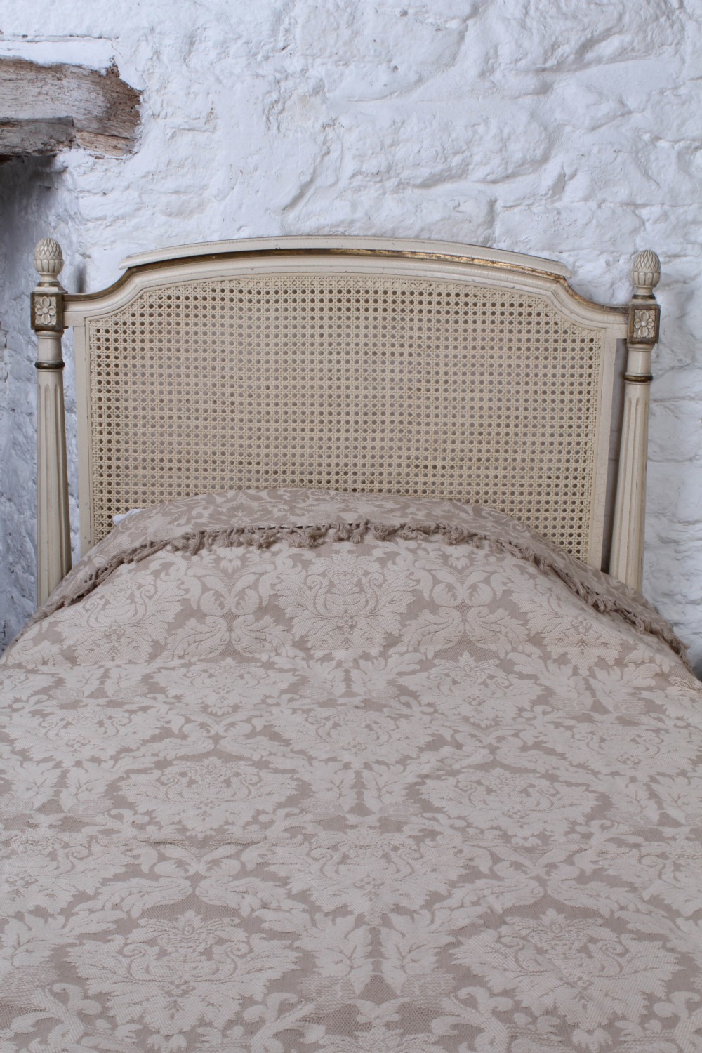 Attractive pair of French caned beds View VI