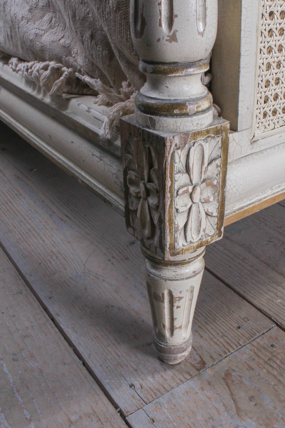 Attractive pair of French caned beds View VIII