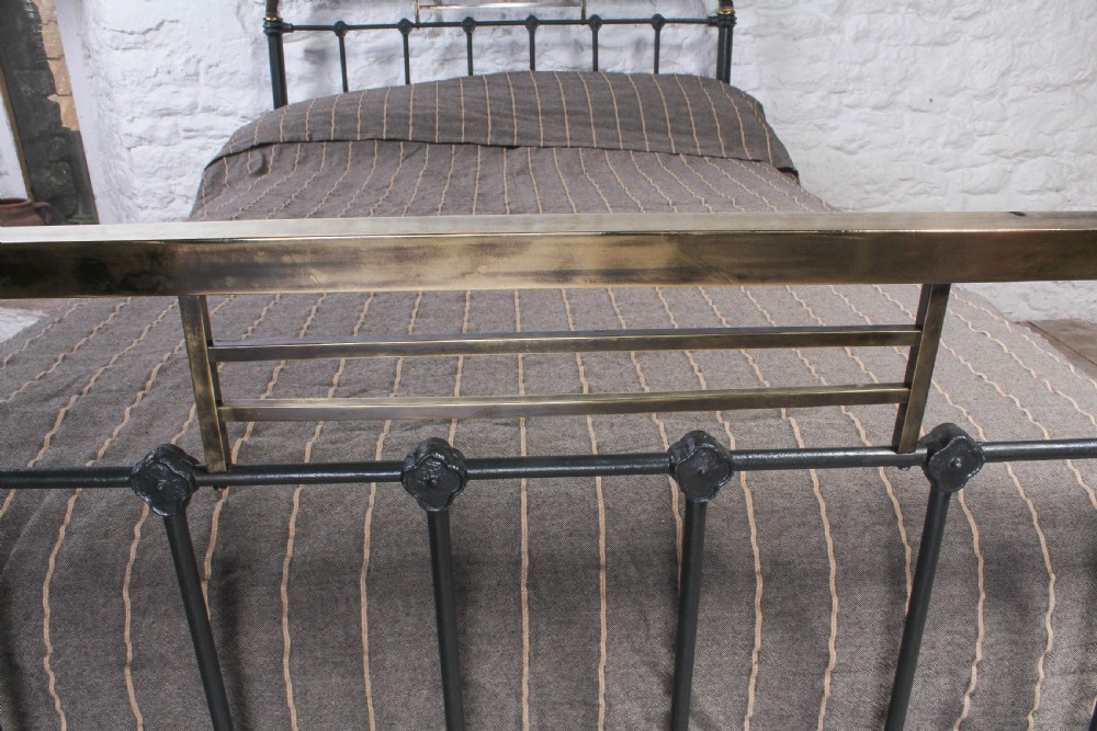 Individual Queen size Spanish brass and iron bed View IV