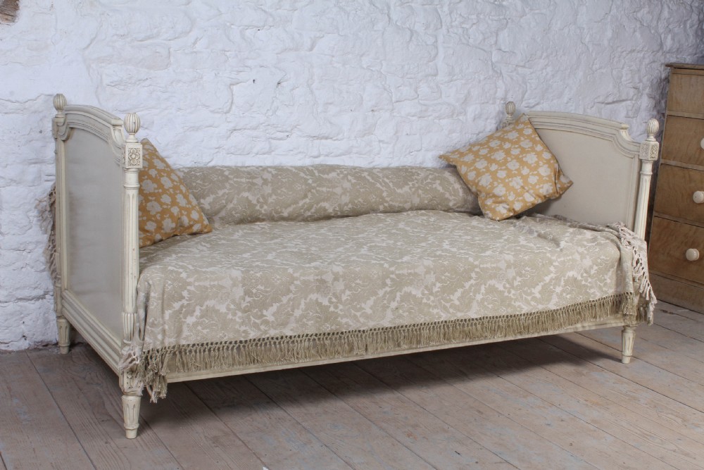 Pretty French Empire style painted day bed View VI