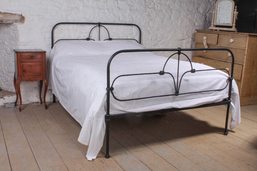 Simple all iron Irish  kingsize bed