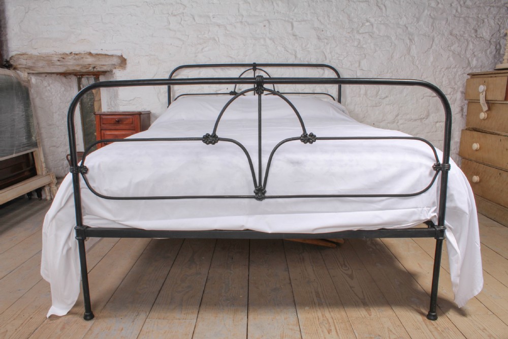 Simple all iron Irish  kingsize bed View II