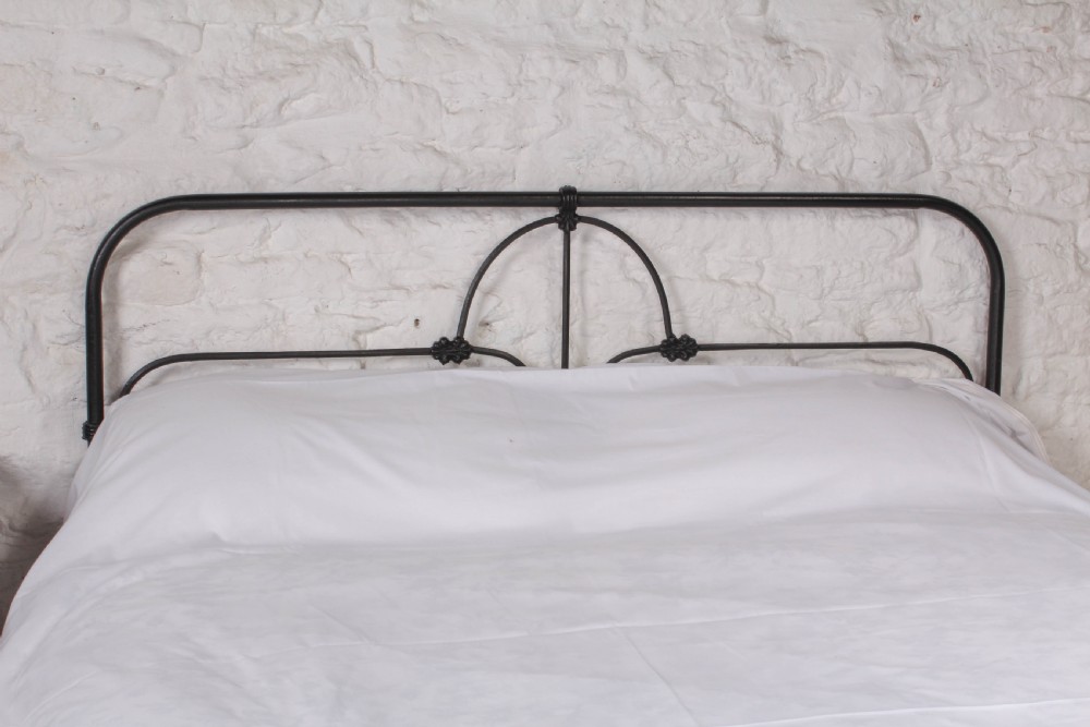 Simple all iron Irish  kingsize bed View III